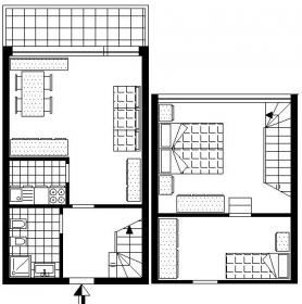 <b>SV214 piantina</b> SV214 piantina appartamento in affitto
